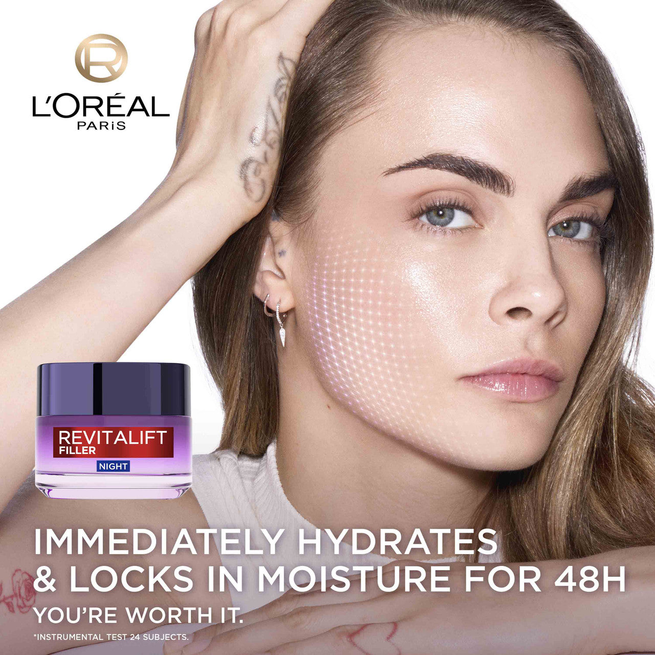 L'Oréal Paris Revitalift Filler [+Hyaluronic Acid] Replumping Night Moisturiser