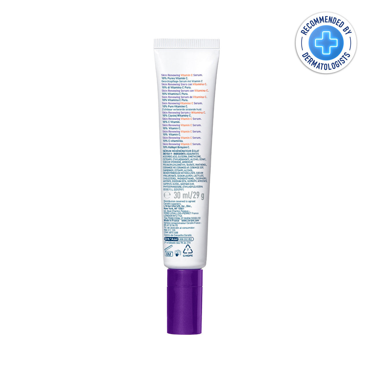 CeraVe Skin Renewing Vitamin C Serum 30ml for Anti-Ageing