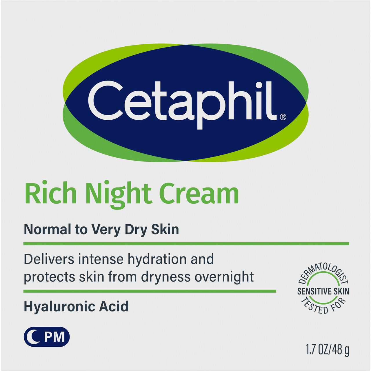 Cetaphil Rich Hydrating Night Cream with Hyaluronic Acid