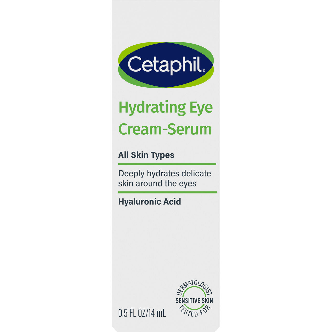 Cetaphil Hydrating Eye Cream-Serum with Hyaluronic Acid,14g