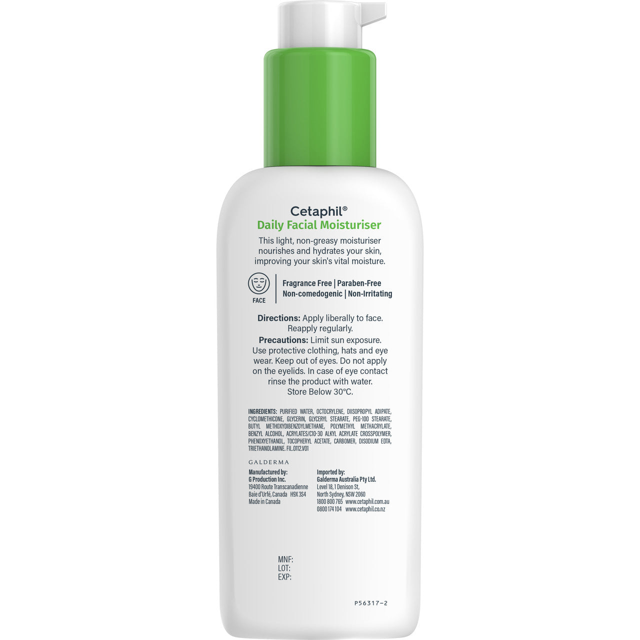 Cetaphil Daily Facial Moisturiser 118ml