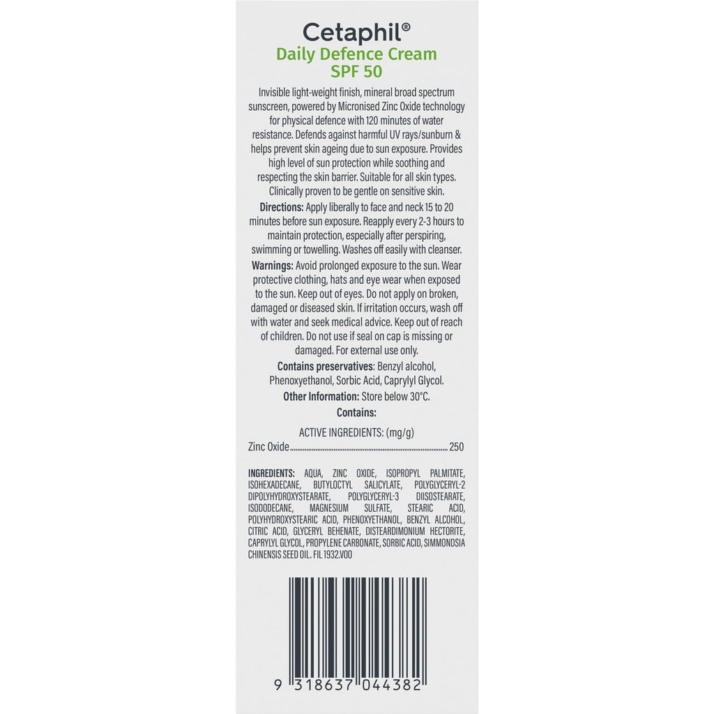 Cetaphil Daily Defence Cream SPF 50