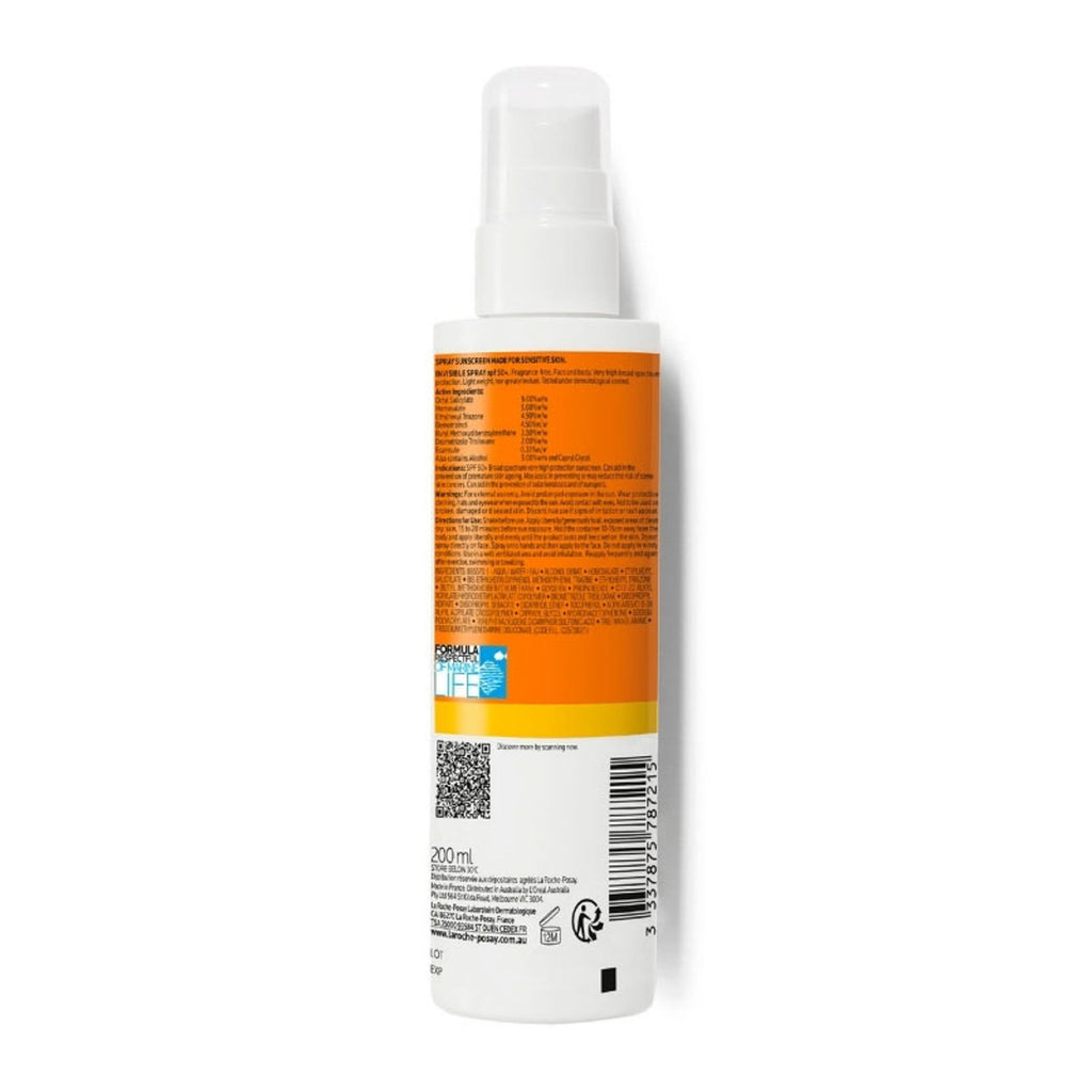 La Roche-Posay Anthelios Invisible Spray Sunscreen SPF50+ 200ml