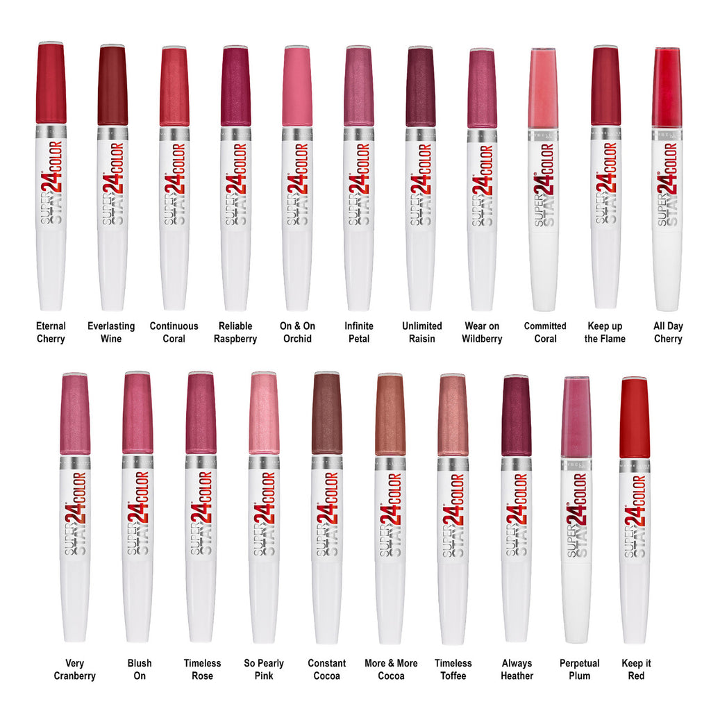 Maybelline Superstay 24 2-Step Longwear Liquid Lipstick - Forever Chestnut 115