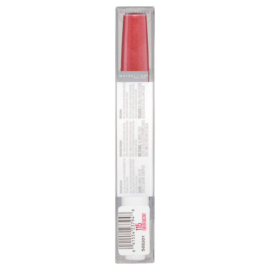 Maybelline Superstay 24 2-Step Longwear Liquid Lipstick - Forever Chestnut 115