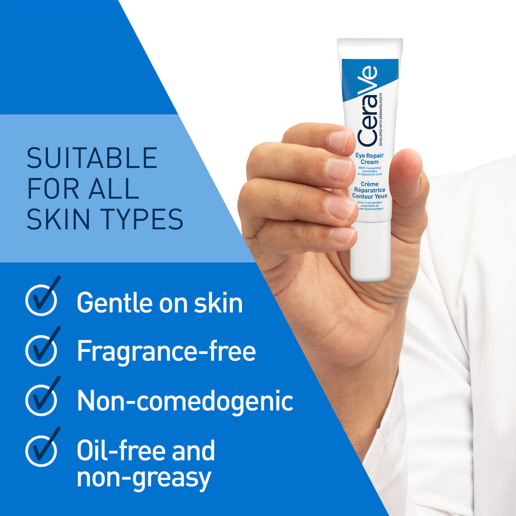 CeraVe Ceramides Eye Repair Cream with Hyaluronic Acid 14ml