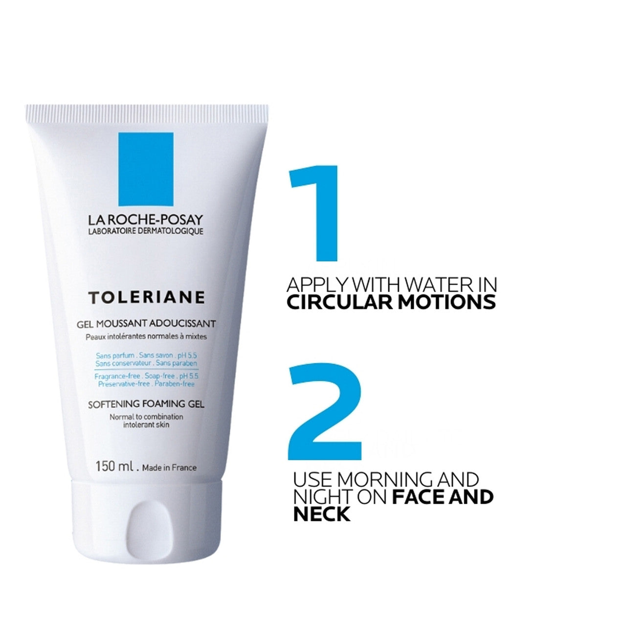 Toleriane Softening Foaming Gel Cleanser 150mL