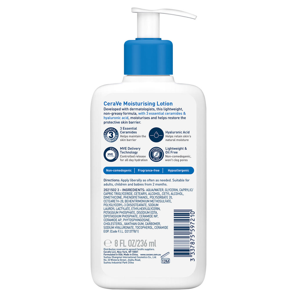 CeraVe Moisturising Lotion For Dry Skin 236ml