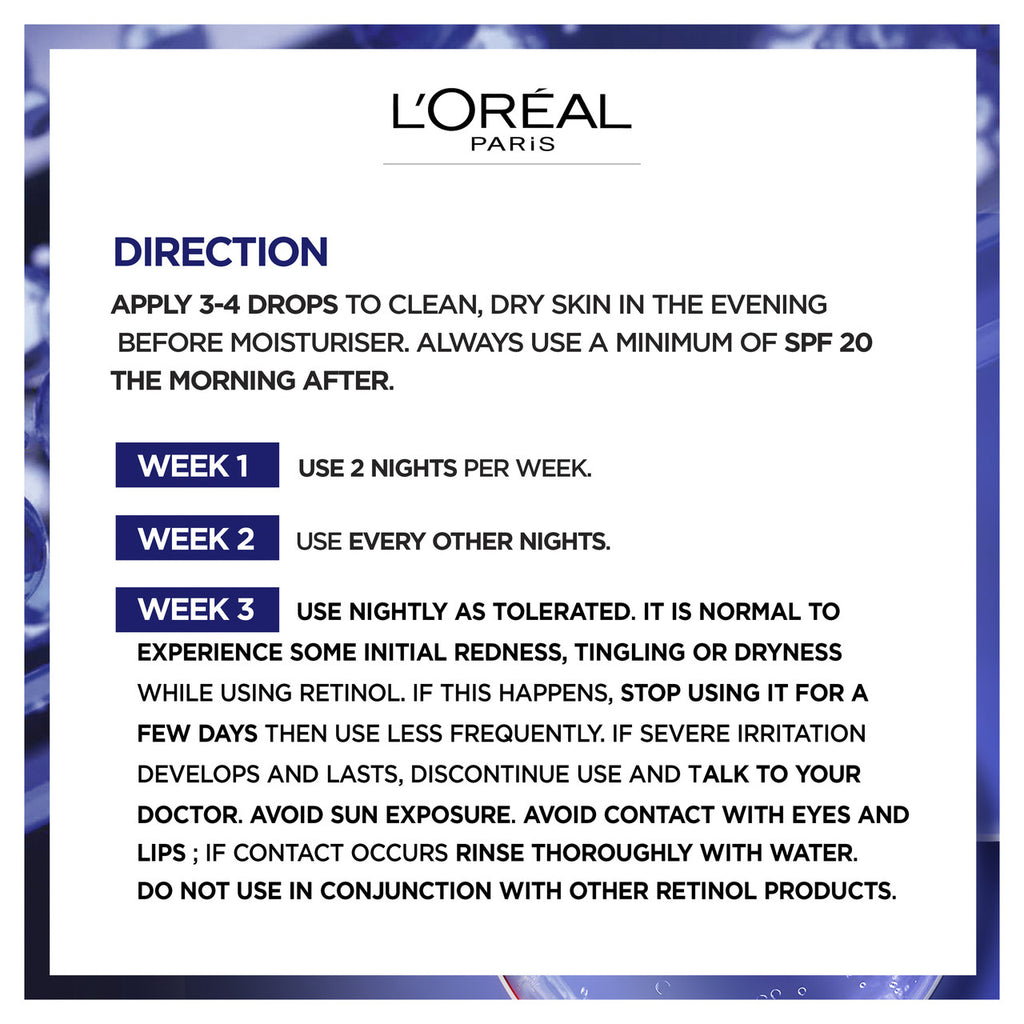 L’Oréal Paris Revitalift Laser Pure Retinol Deep Wrinkle Night Serum 30ml