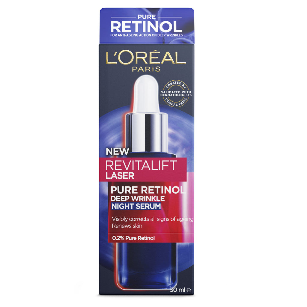 L’Oréal Paris Revitalift Laser Pure Retinol Deep Wrinkle Night Serum 30ml