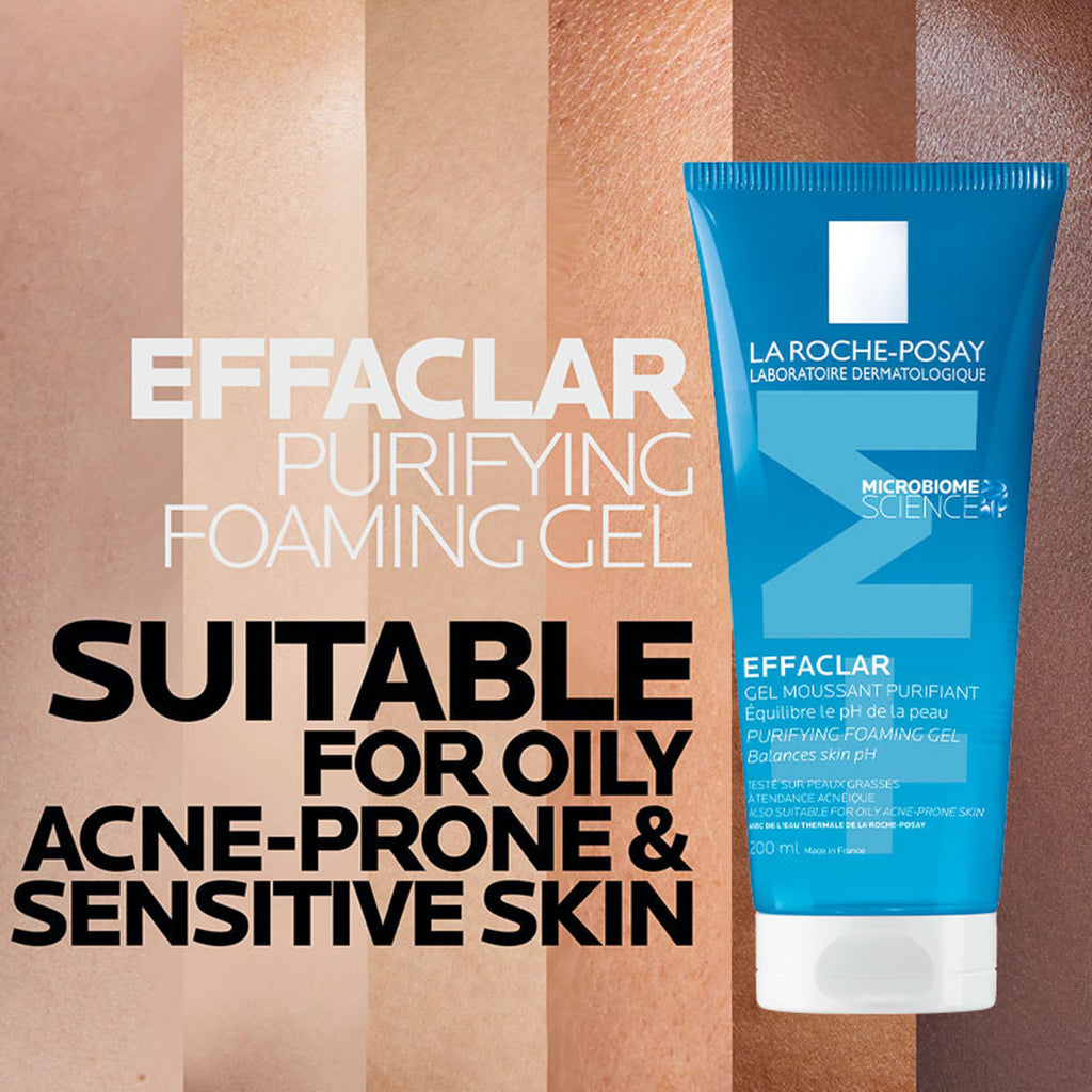 La Roche-Posay Effaclar +M Purifying Foaming Gel Cleanser 200ml