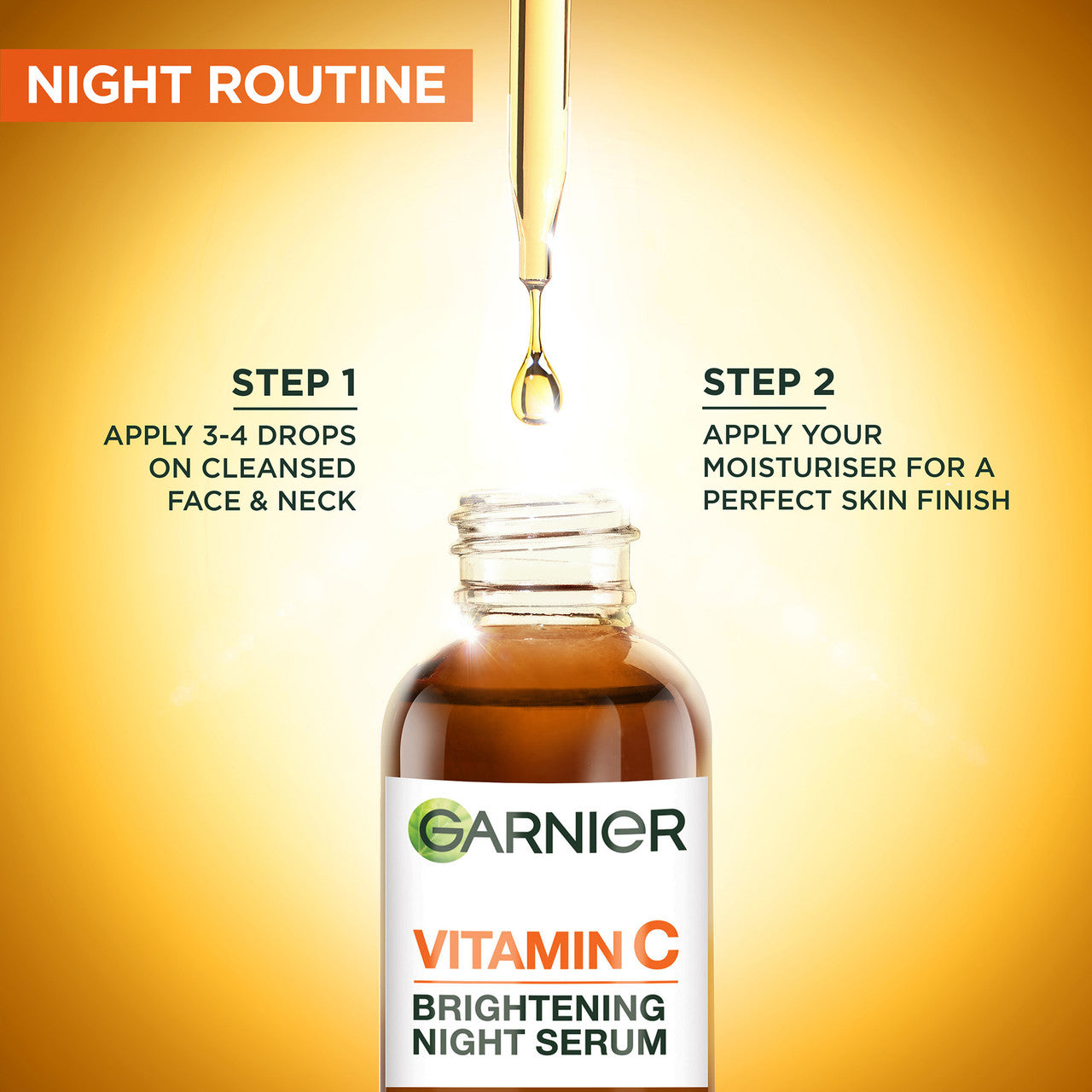 Garnier 10% Vitamin C Brightening Night Serum