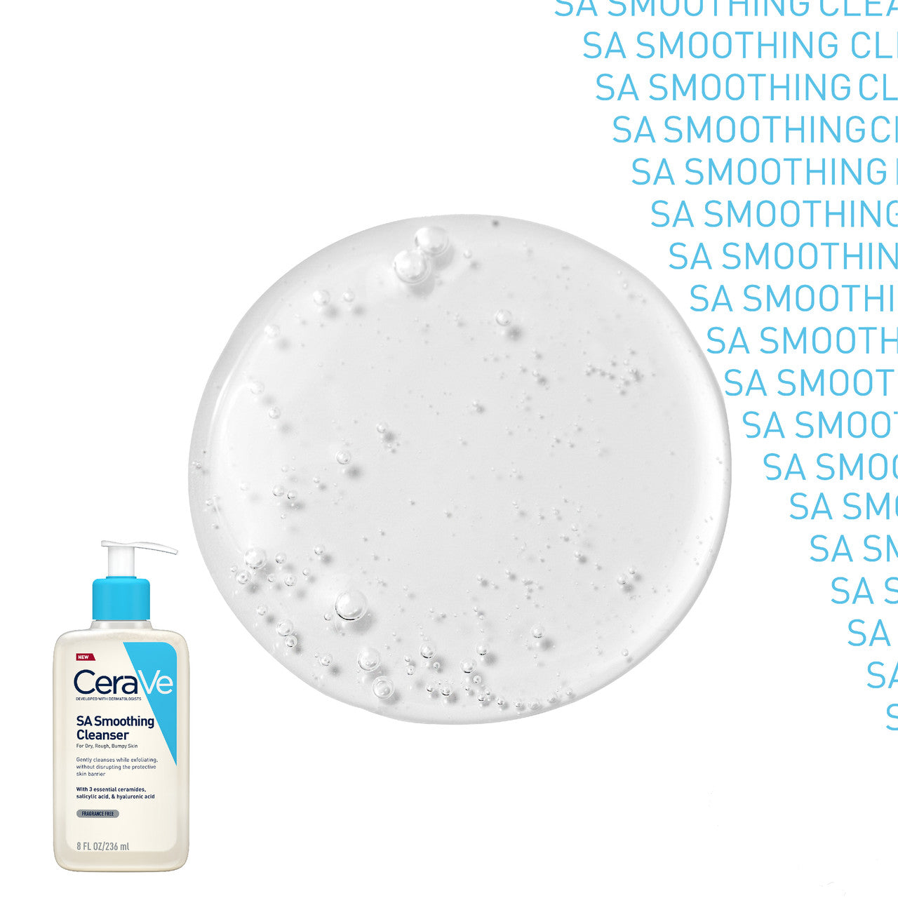 CeraVe Salicylic Acid SA Smoothing Cleanser 236ml, with Ceramides