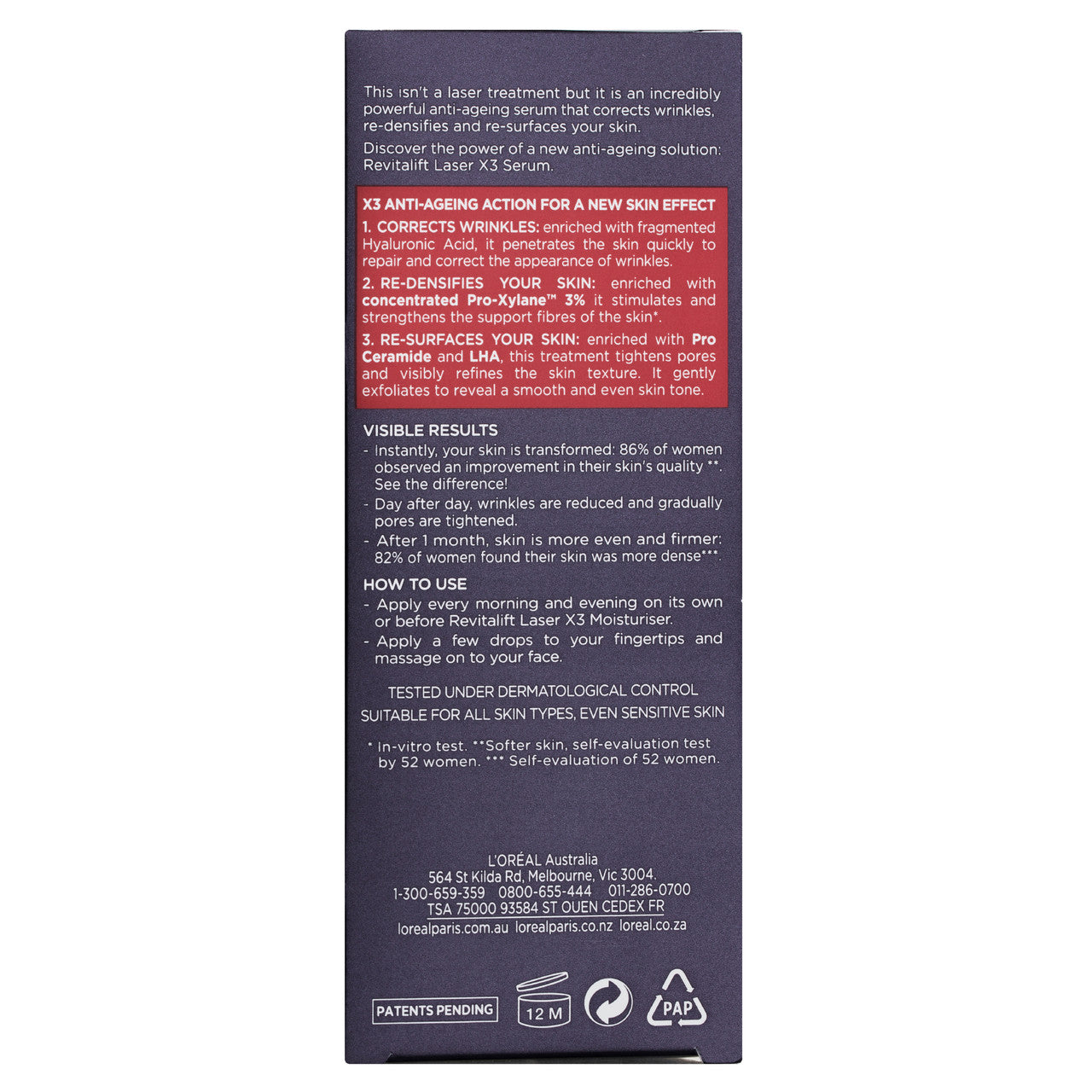 L'Oréal Paris Revitalift Laser X3 Serum 30mL