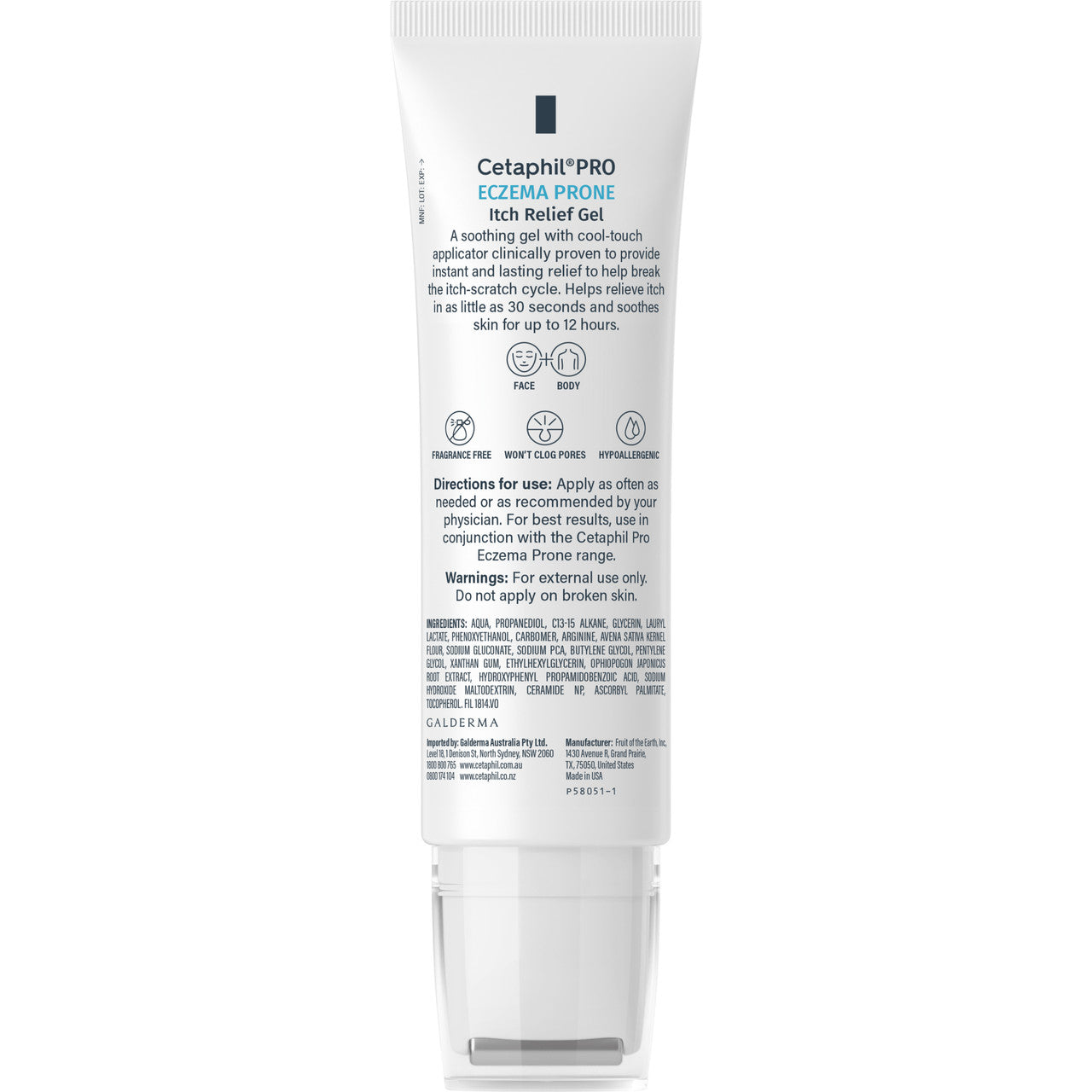 Cetaphil Pro Eczema Prone Itch Relief Gel