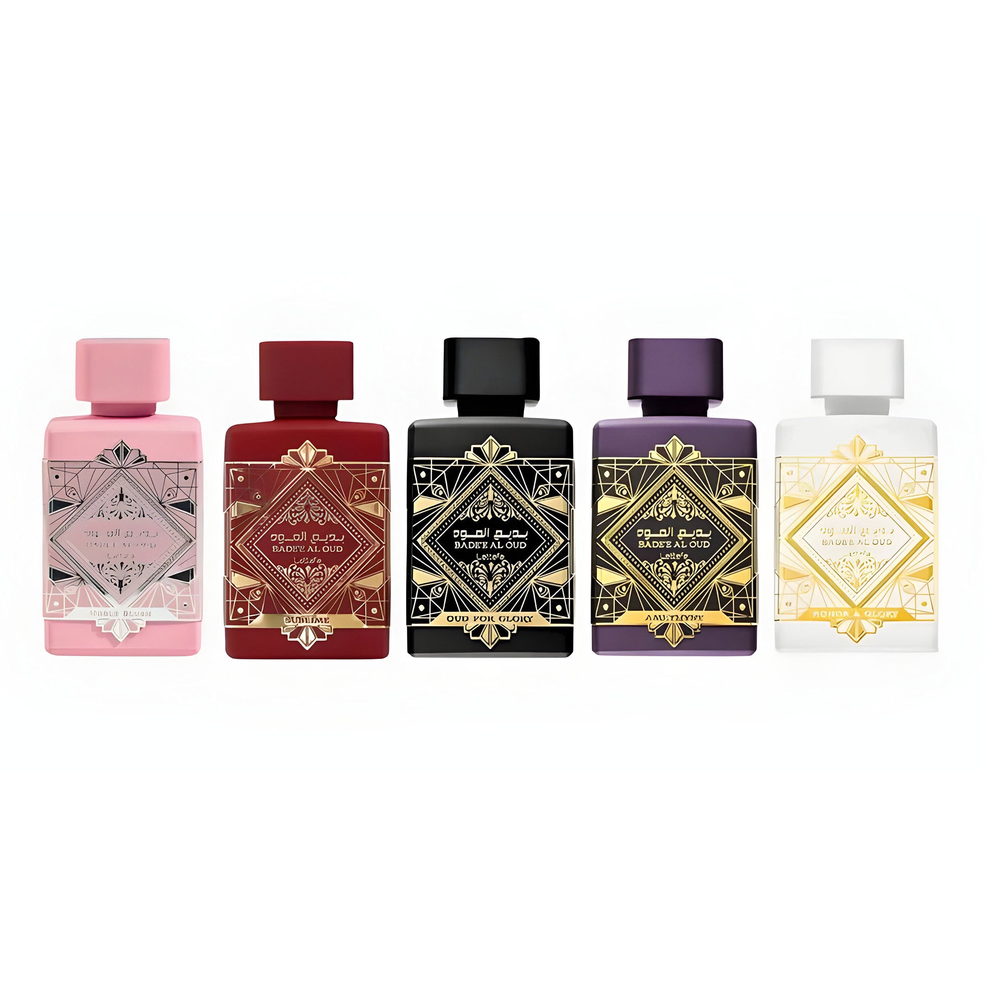 Badee Al Oud 5 x 5ml EDP Gift Set By Lattafa (Unisex)