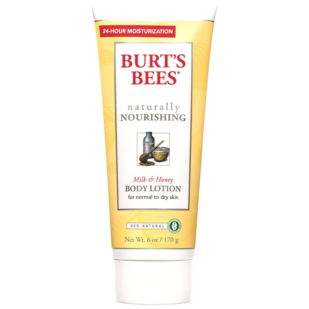Burt's Bees Naturally Nourishing Milk & Honey Body Lotion 170g