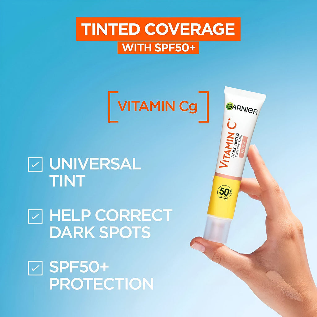 Garnier Vitamin C Daily Tinted Even Tone Fluid with SPF50+ 40ml