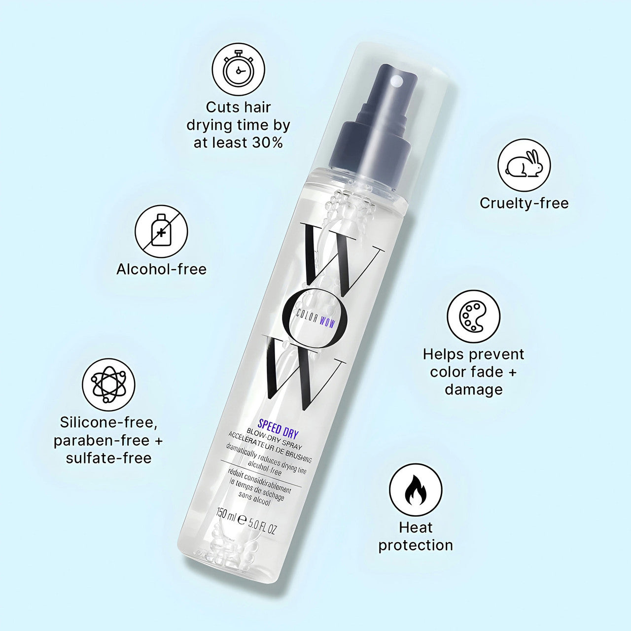 Color Wow Speed Dry Blow-Dry Spray 150ml
