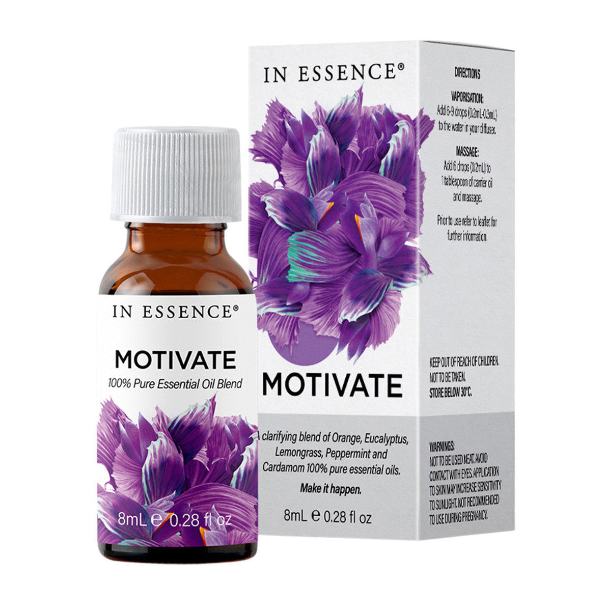 In Essence Motivate Pure Essential Oil Blend 8ml