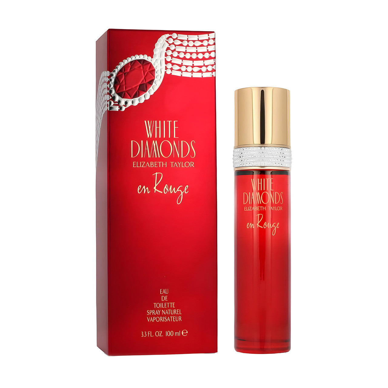White Diamonds Rouge 100ml EDT By Elizabeth Taylor (Womens)