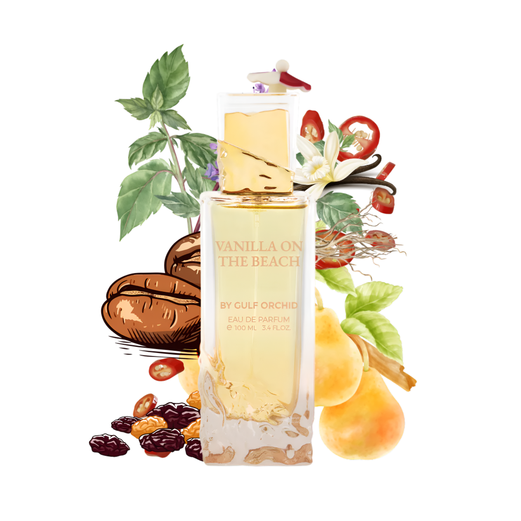 Vanilla On The Beach 100ml EDP By Gulf Orchid (Women's)