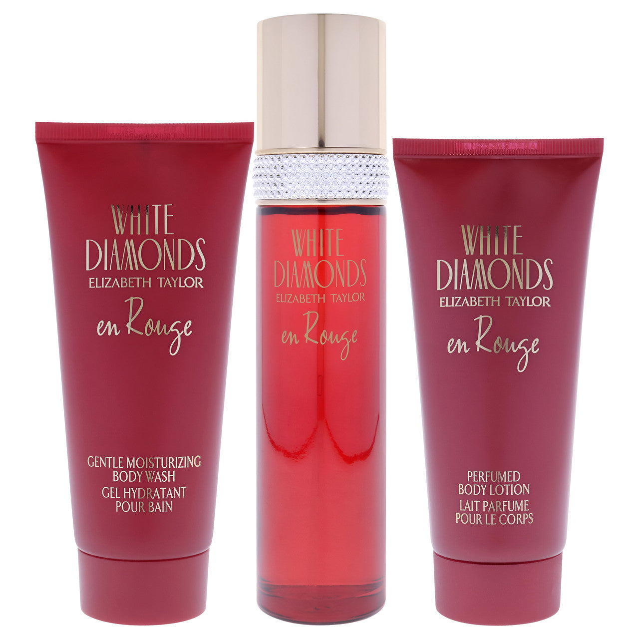White Diamonds Rouge 3 Piece Gift Set By Elizabeth Taylor (Womens)