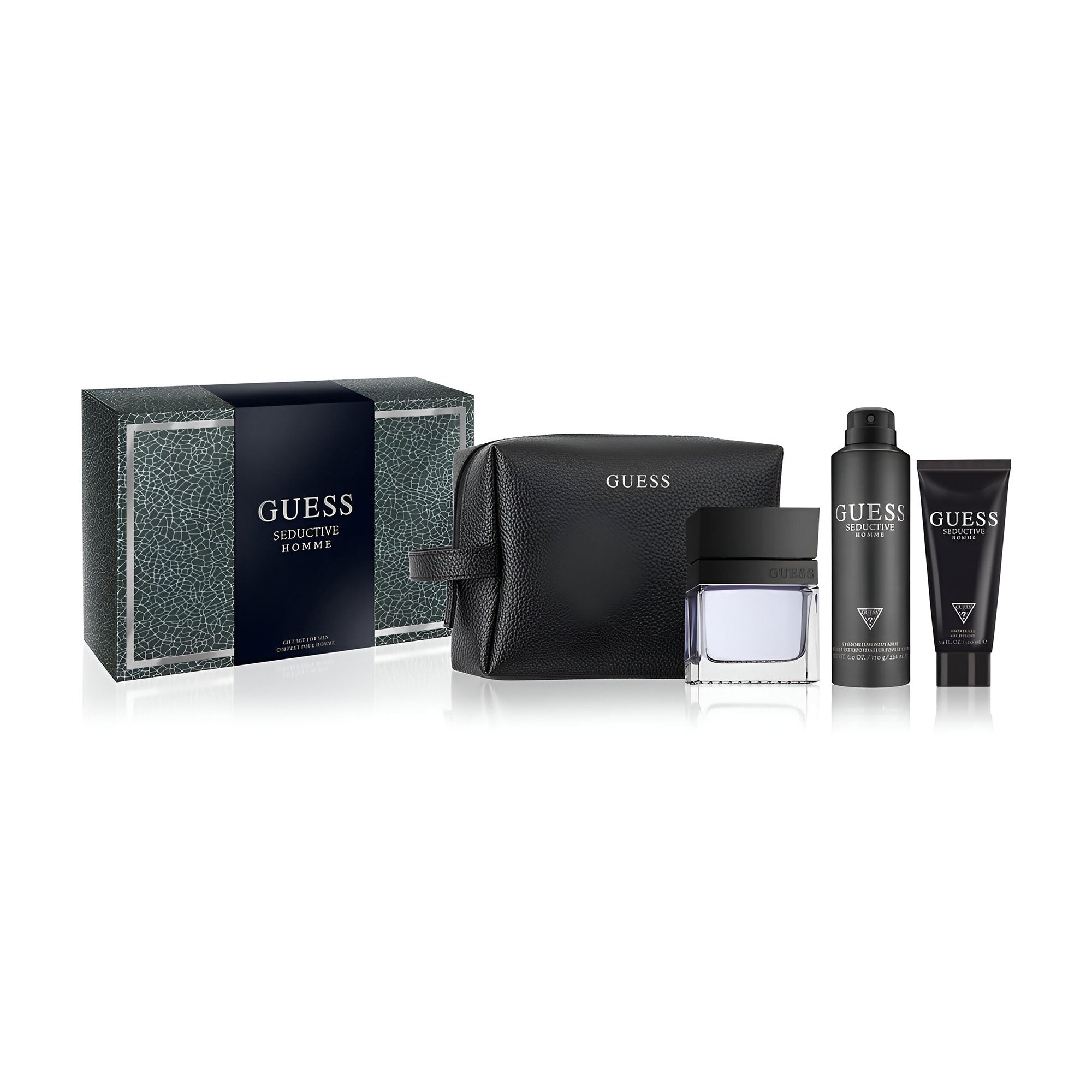 Guess Seductive Homme 100ml EDT 4 Piece Gift Set By Guess (Men's)