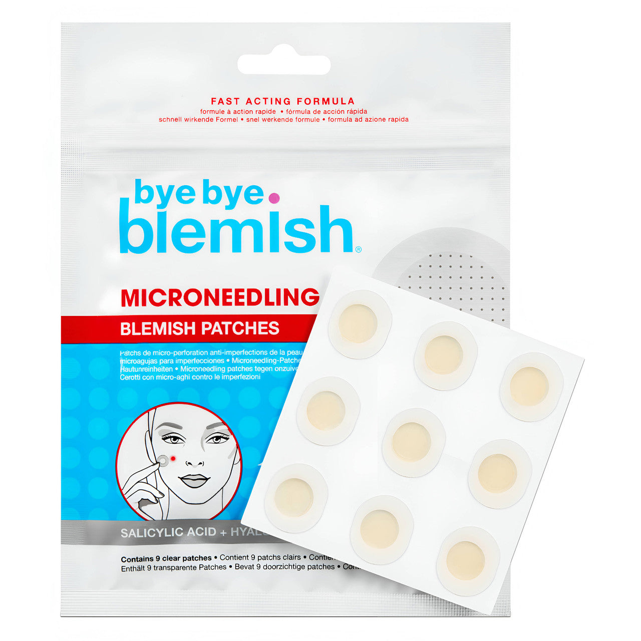 Bye Bye Blemish Microneedling Patches 9 Pack