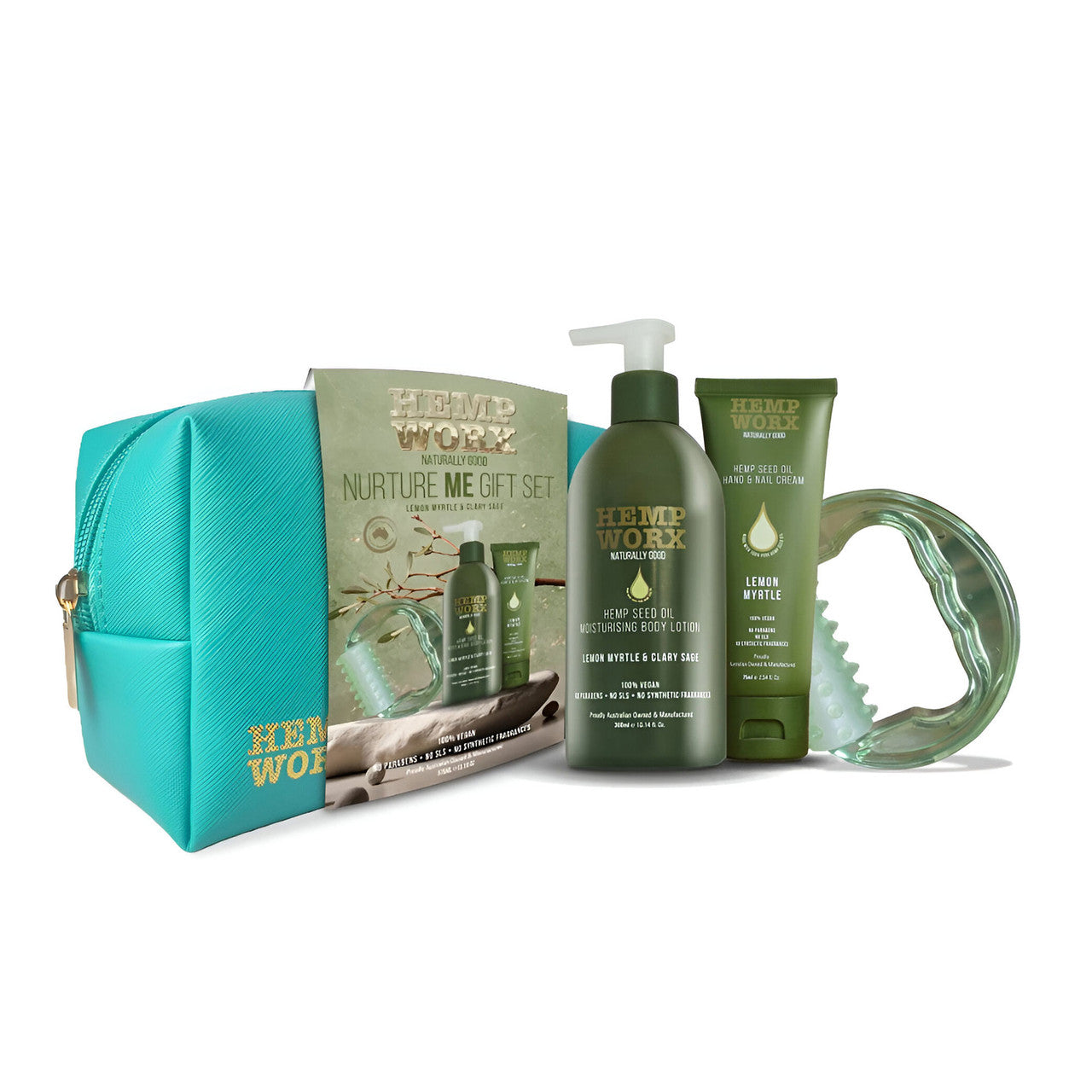 Hemp Worx Nurture Me Lemon Myrtle Gift Set