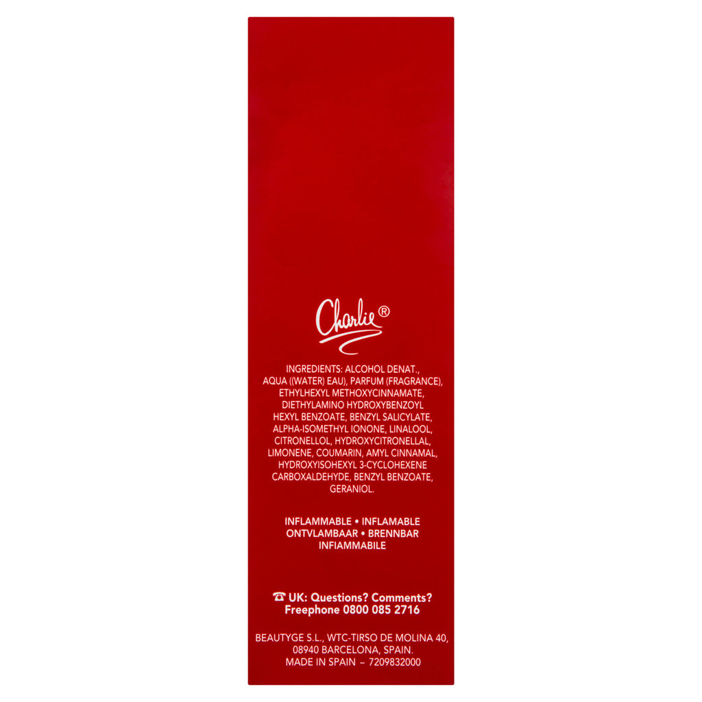 Revlon Charlie Red Eau De Toilette 100mL