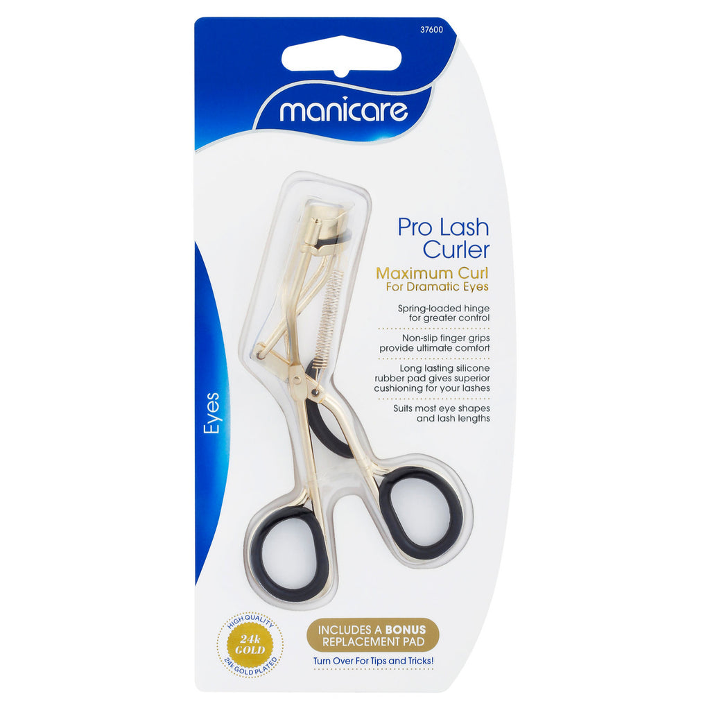 Manicare Eyelash Curler, 24k Gold Plated