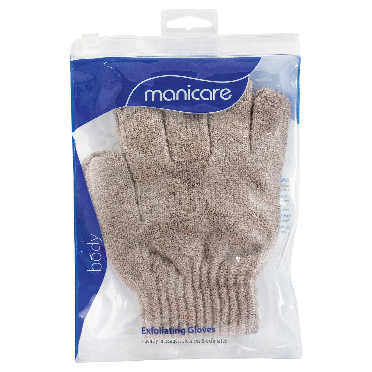 Manicare Exfoliating Gloves, Brown
