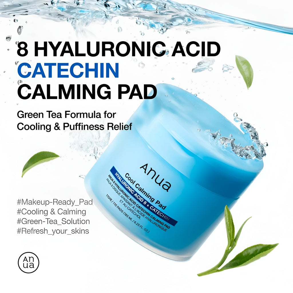 Anua 8 Hyaluronic Acid Catechin Calming Pad 70 Pack