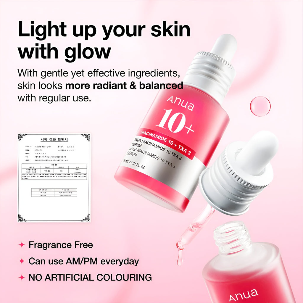 Anua Niacinamide 10 + TXA Brightening and Dark Spots Serum 30ml