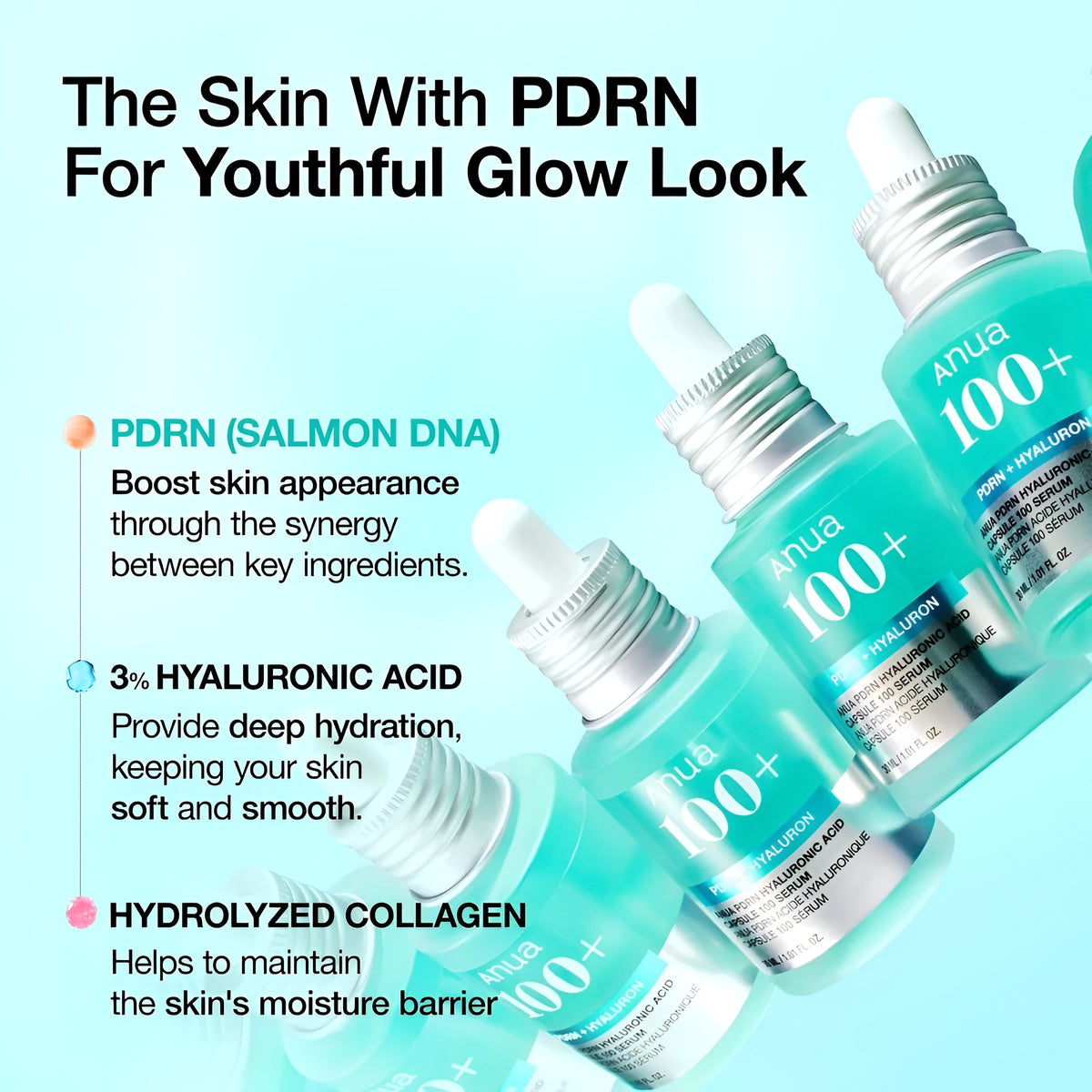 Anua PDRN Hyaluronic Acid Capsule 100 Serum 30ml