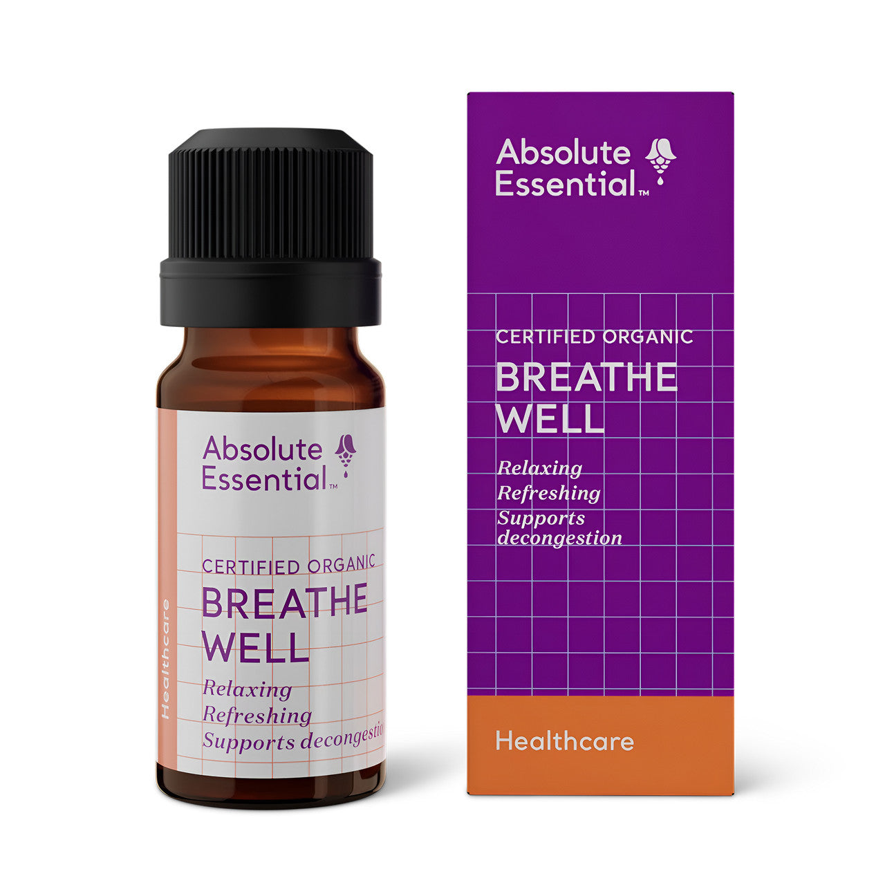 Absolute Essential Breathe Well Organic Oil Blend 10ml