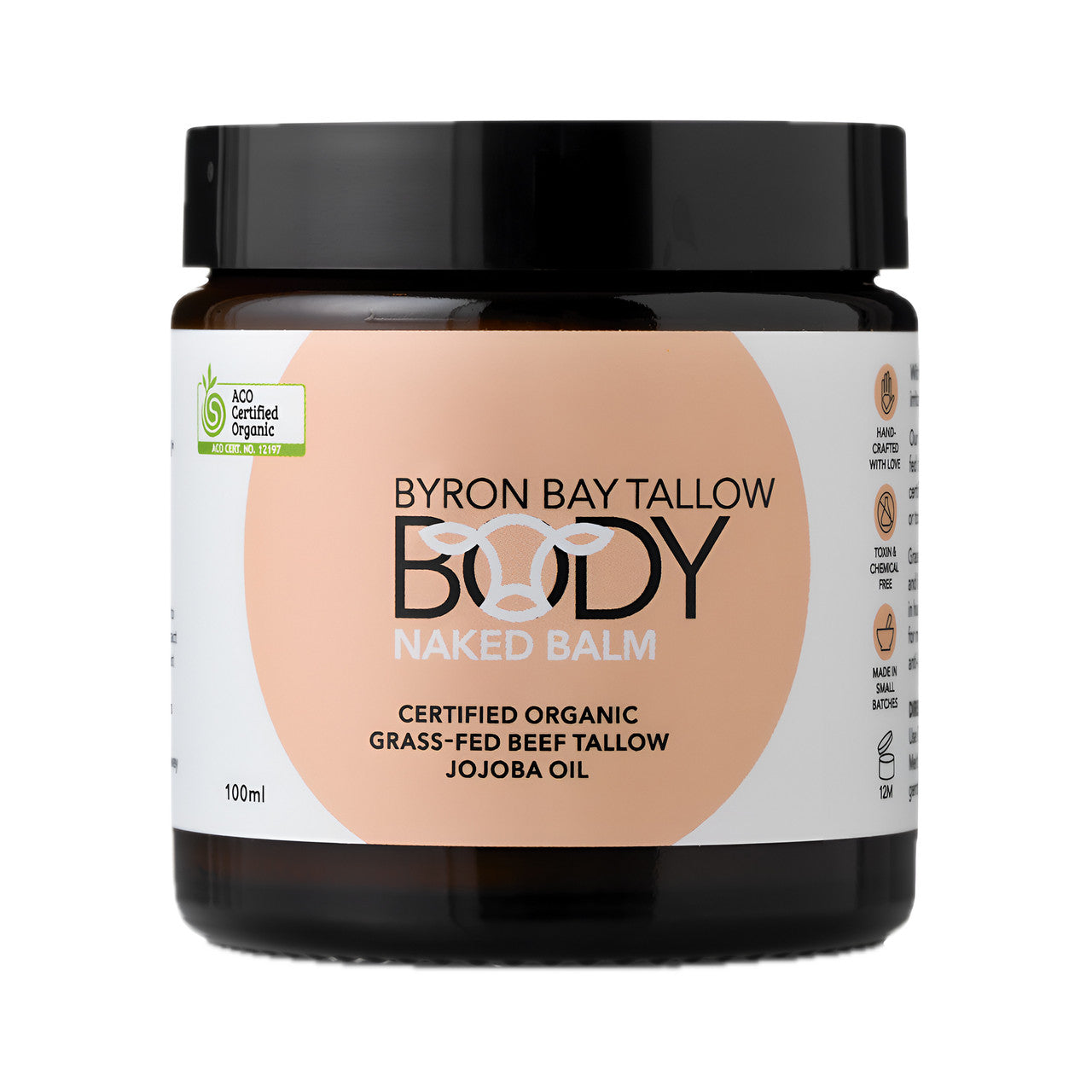 Byron Bay Tallow Naked Body Balm 100ml