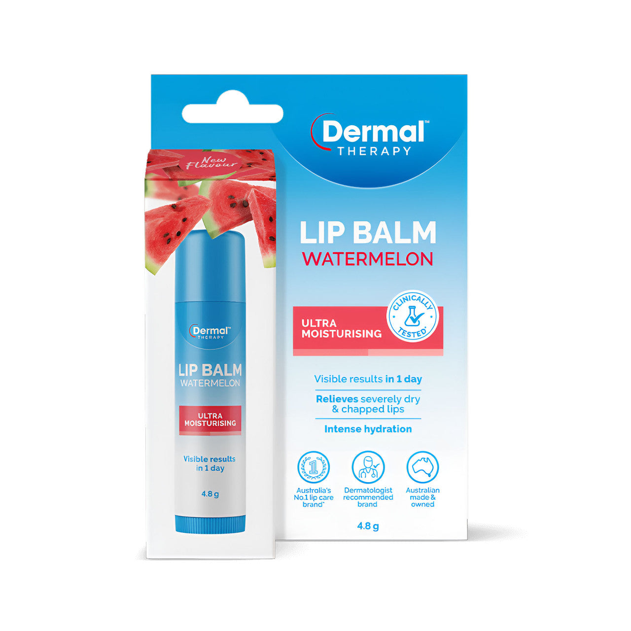 Dermal Therapy Lip Balm Watermelon Stick 4.8g