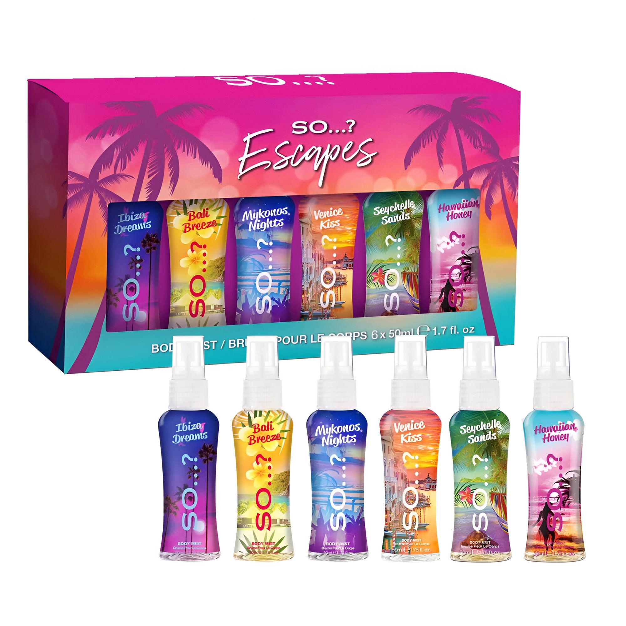 So..? Escapes Grande Mini Body Mist Gift Set