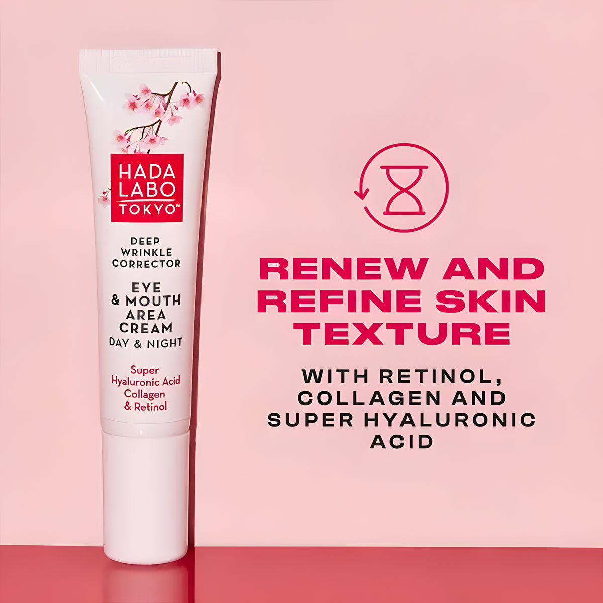 Hada Labo Deep Wrinkle Corrector Eye & Mouth Area Cream 15ml