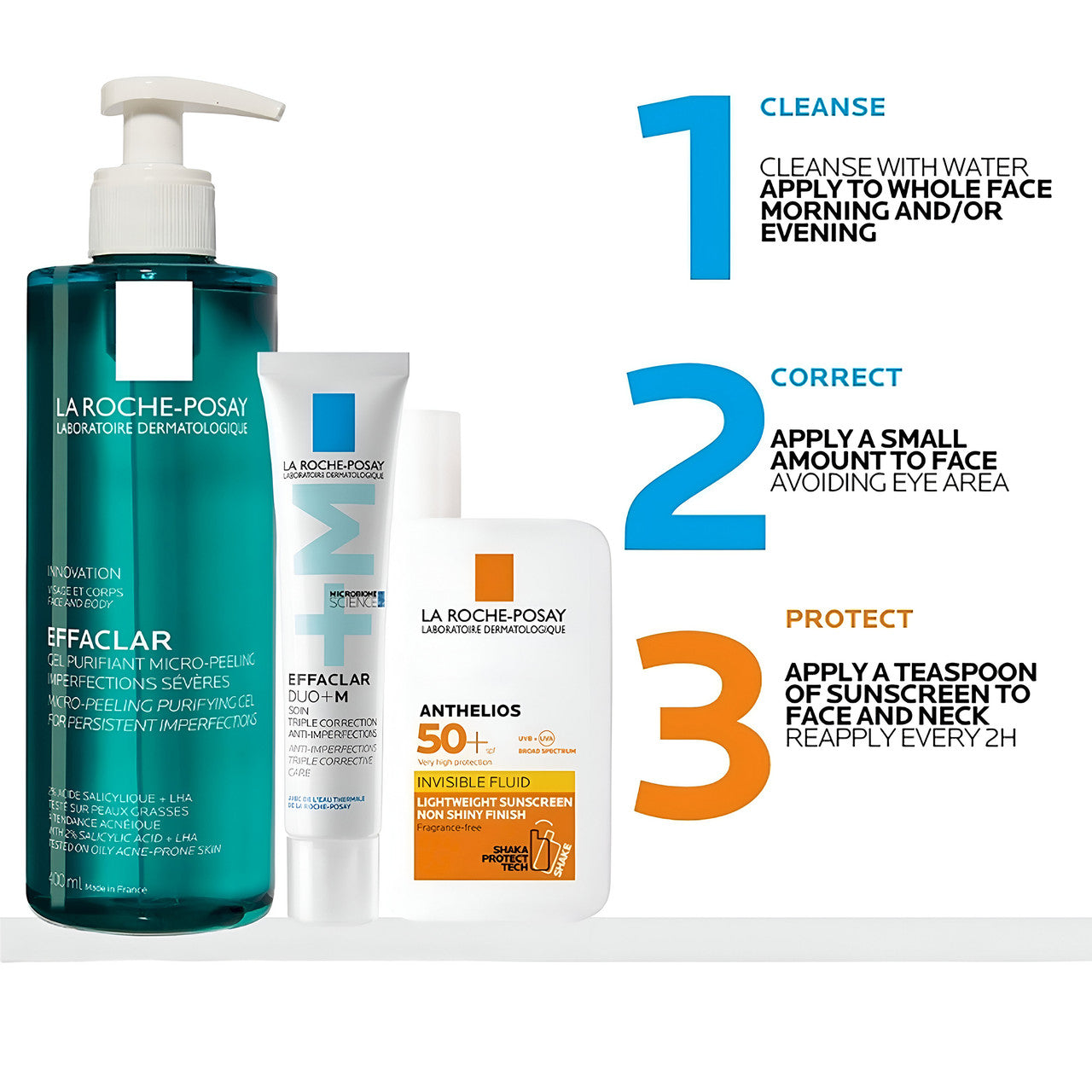 La Roche Posay Effaclar Micro-Peeling Purifying Gel Cleanser 400ml