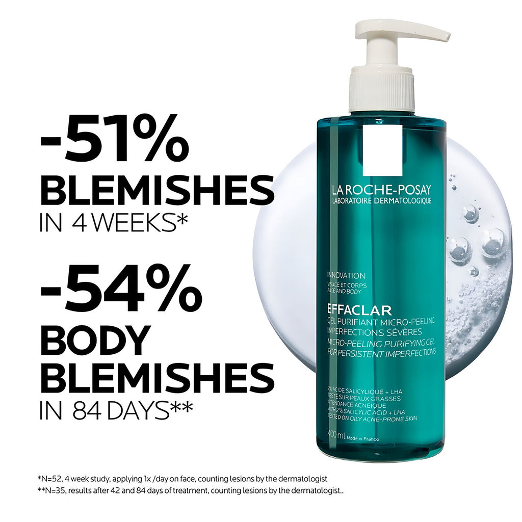 La Roche Posay Effaclar Micro-Peeling Purifying Gel Cleanser 400ml