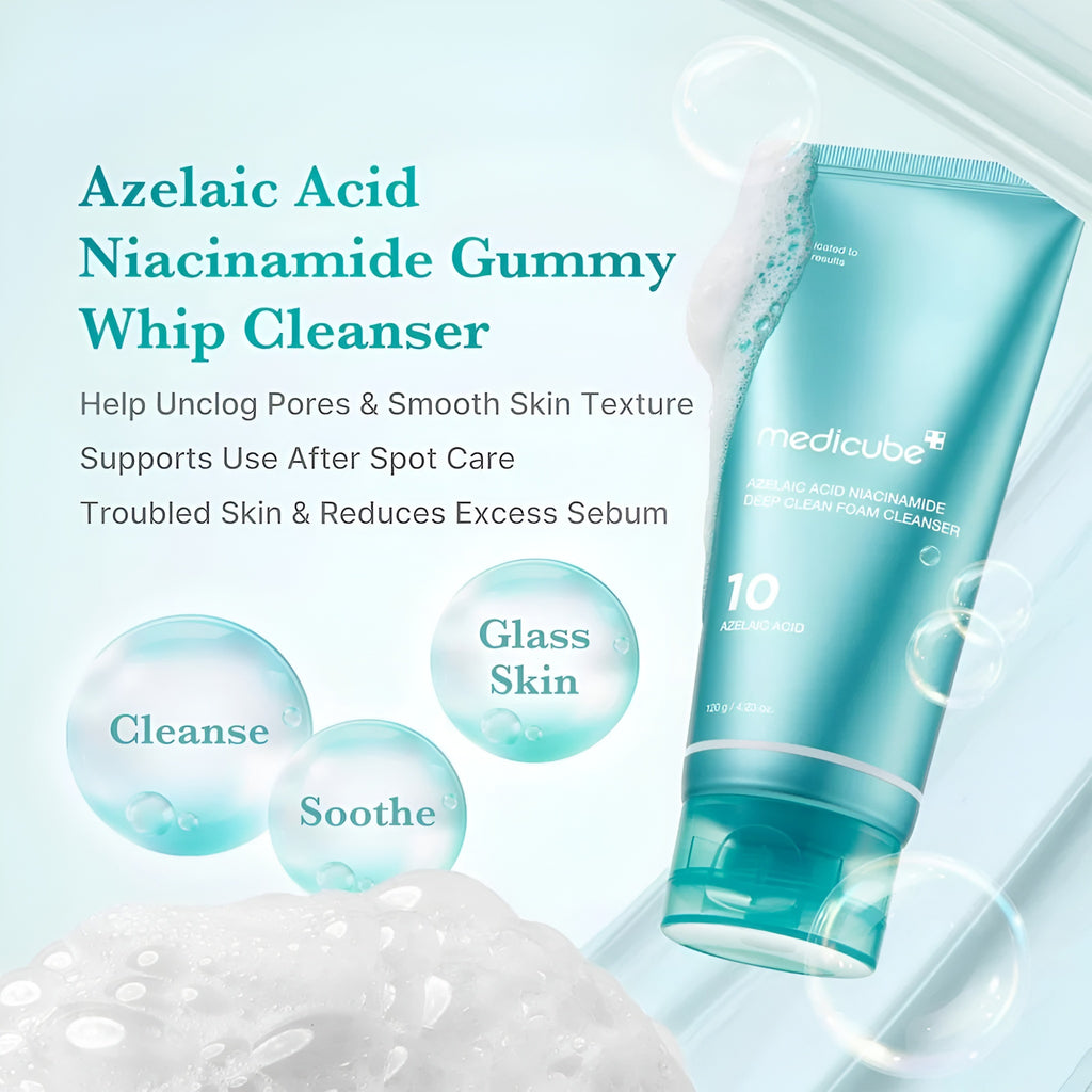 Medicube Azelaic Acid Deep Clean Foam Cleanser 120g