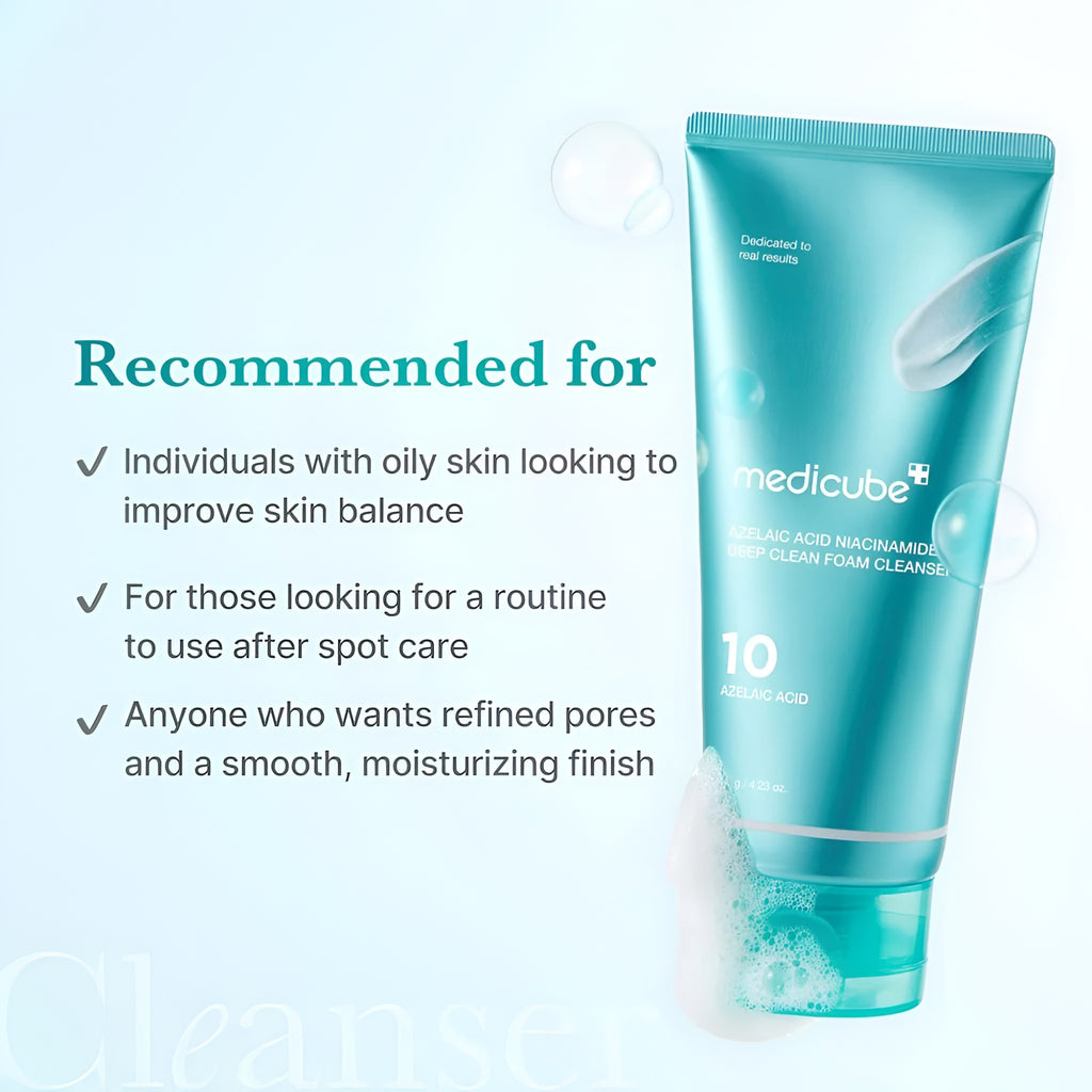 Medicube Azelaic Acid Deep Clean Foam Cleanser 120g