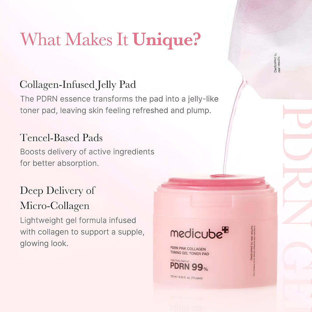 Medicube PDRN Pink Collagen Pads 70 Pack