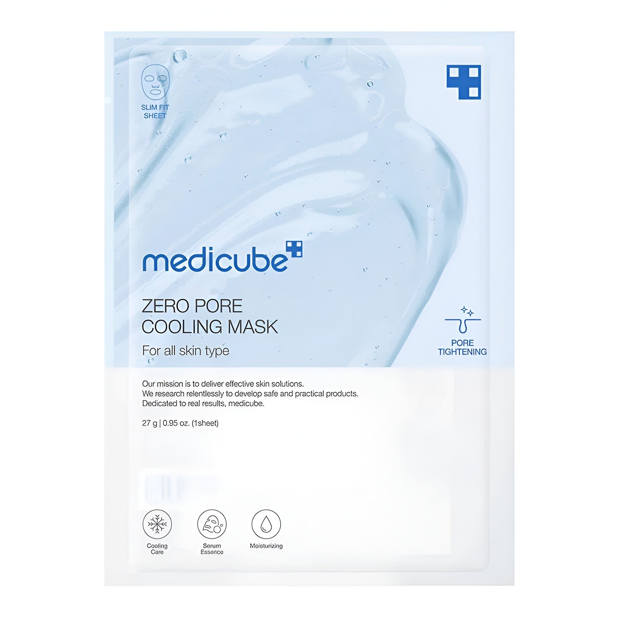 Medicube Zero Pore Cooling Mask 1 Pack