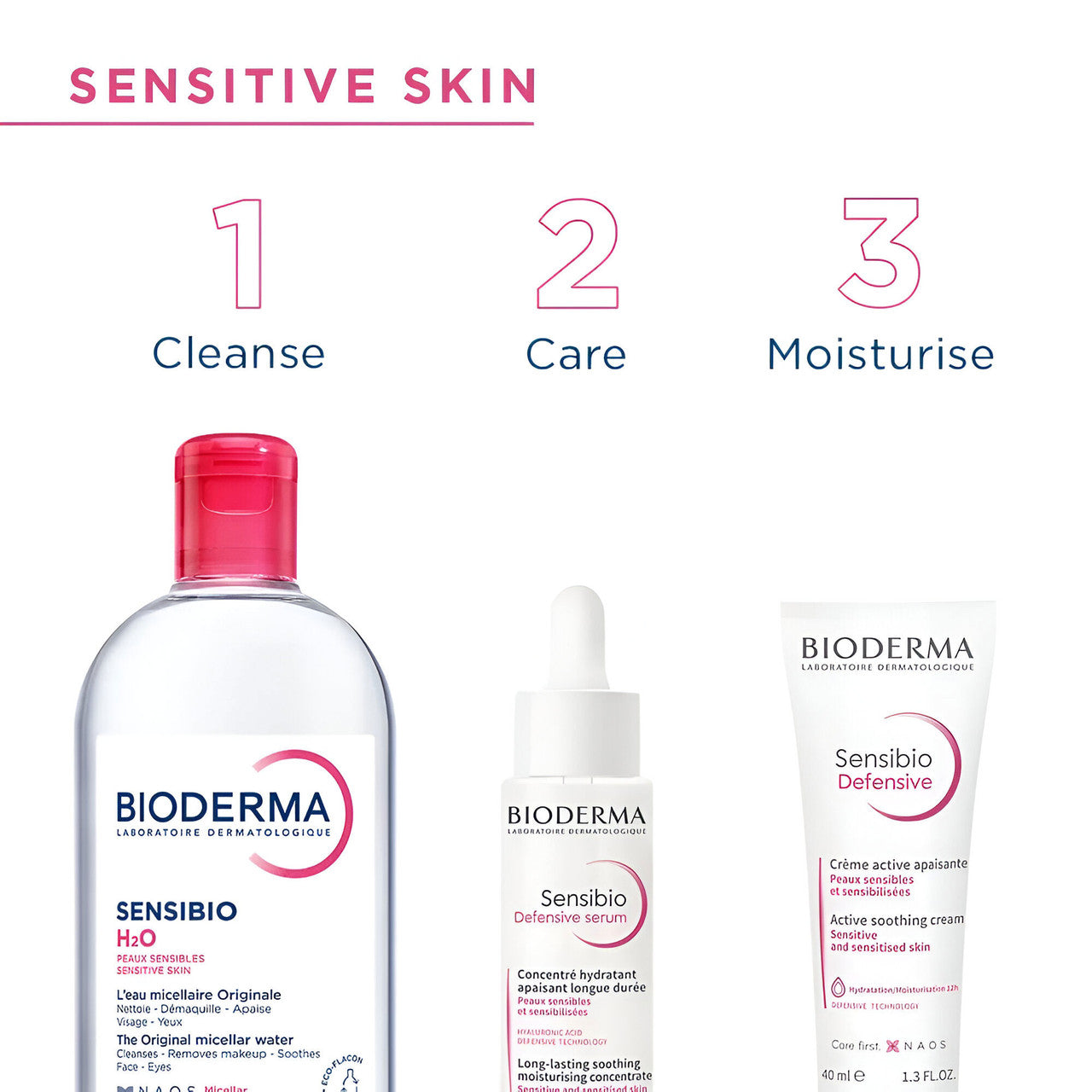 Bioderma Sensibio H2O Soothing Micellar Water Cleanser 500ml