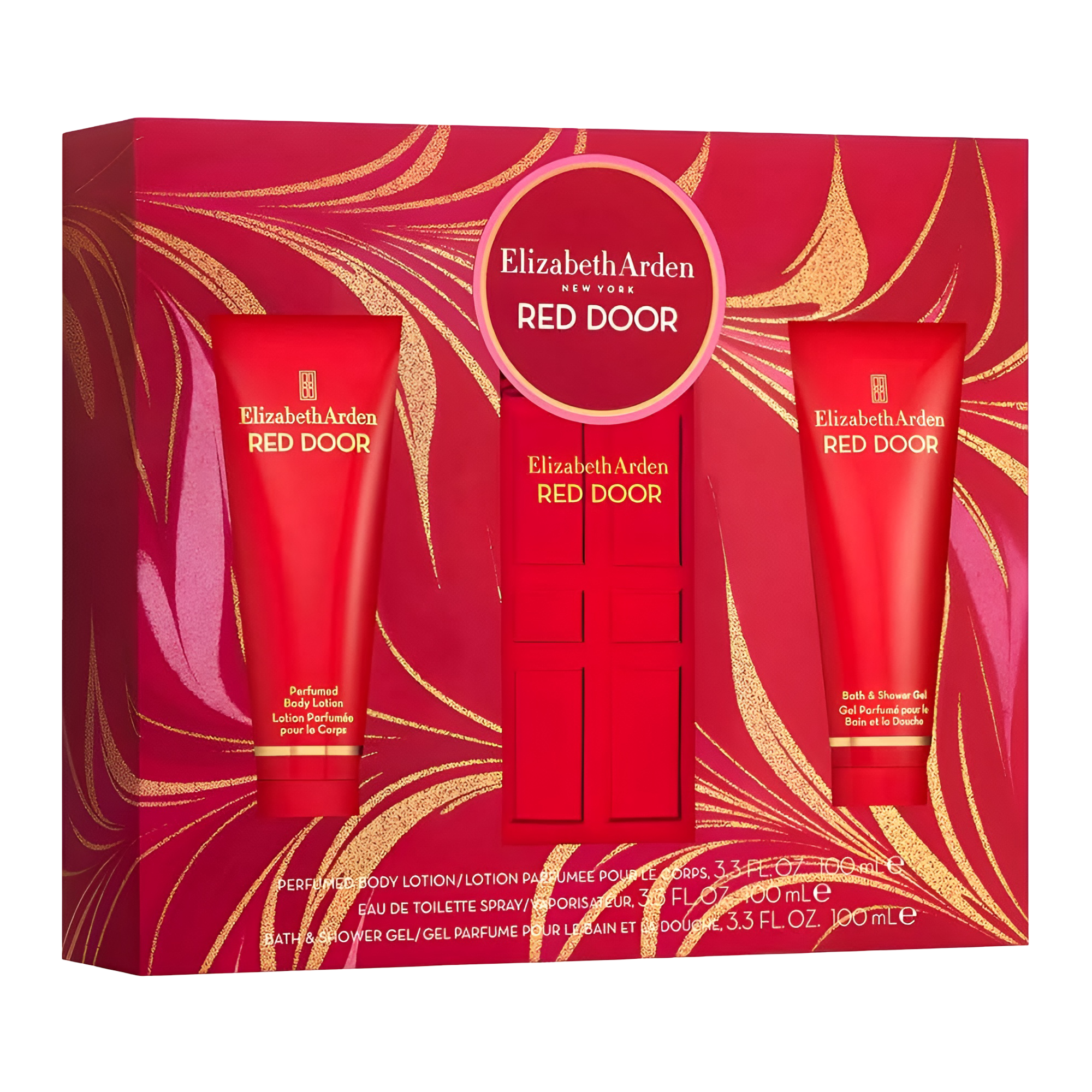 Red Door 100ml EDT 3 Piece Gift Set By Elizabeth Arden (Women's)