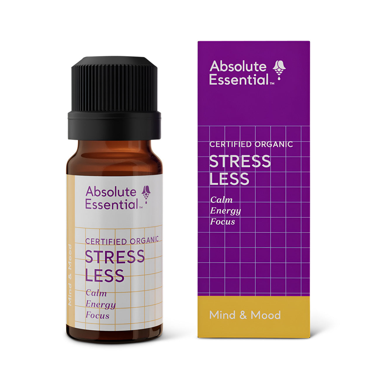 Absolute Essential Stress Less Organic Oil Blend 10ml